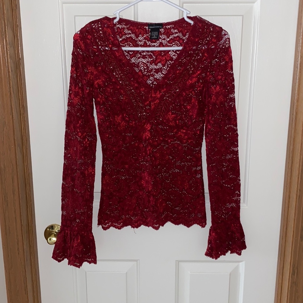 MODA International Lace Shirt